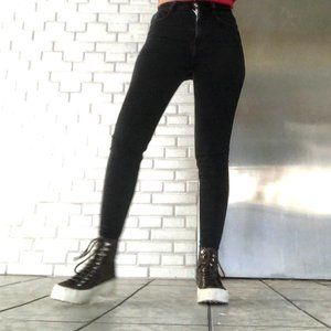 Zara black skinny high waisted jean